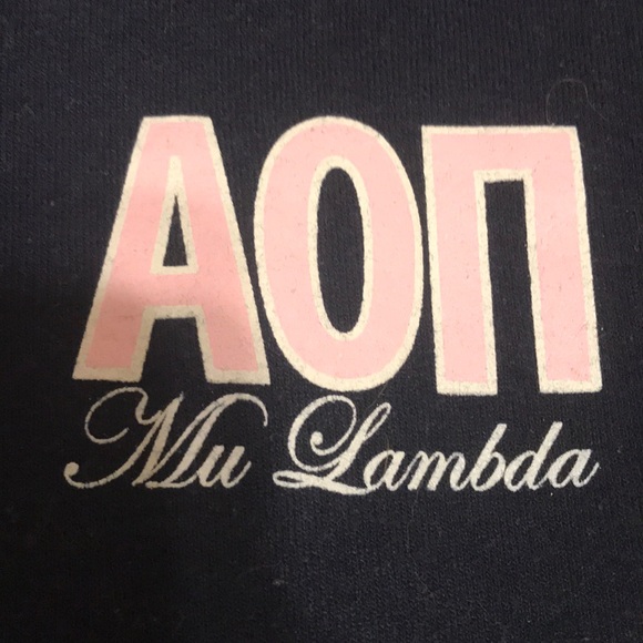 AOII Alpha Omicron Pi Life Quarter-Zip Sweatshirt - Picture 2 of 3